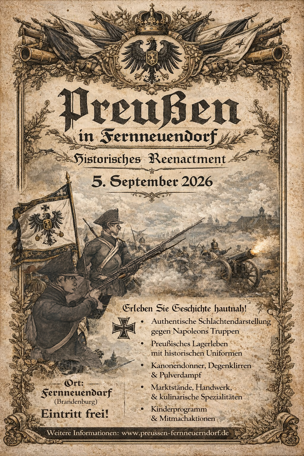 Flyer Napoleon in Fernneuendorf